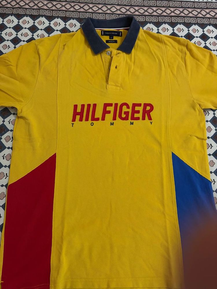 Tommy Hilfiger Yellow Polo Shirt