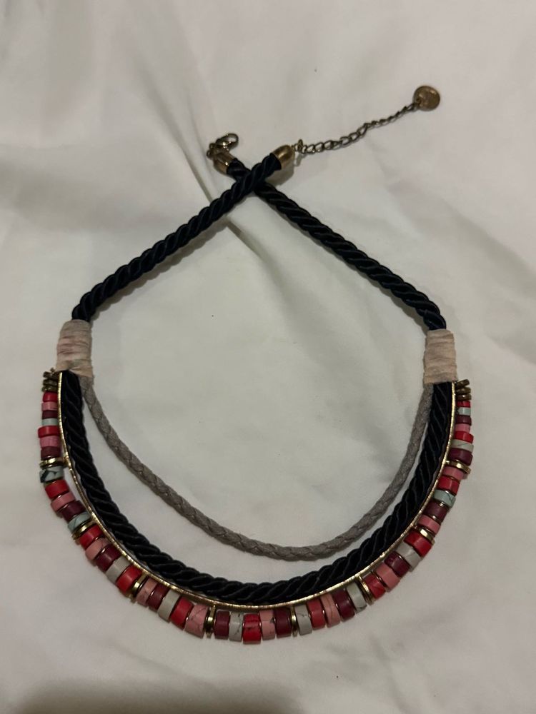 Boho Beaded Layered Necklace