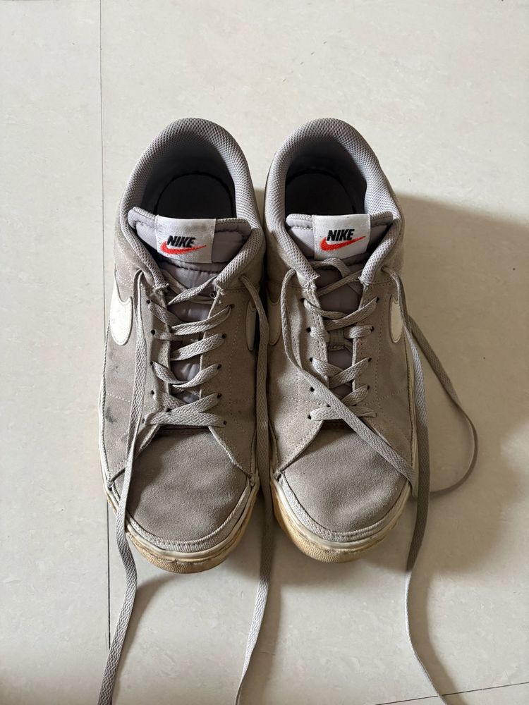 Nike Grey Suede Sneakers