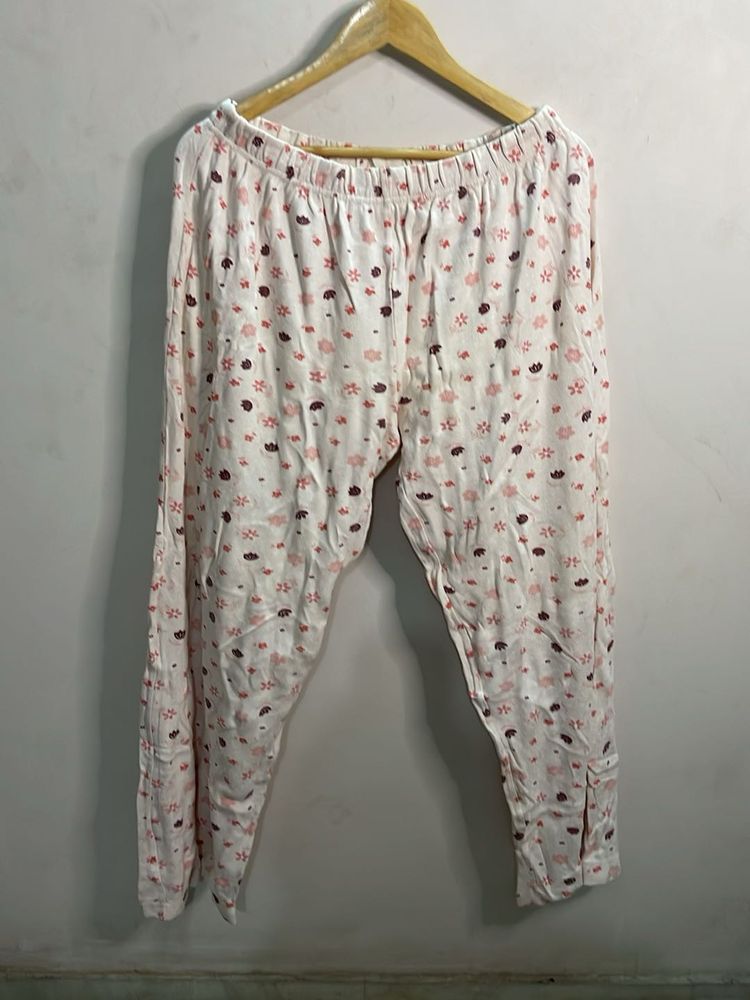 Cute Floral Print Pajama Pants