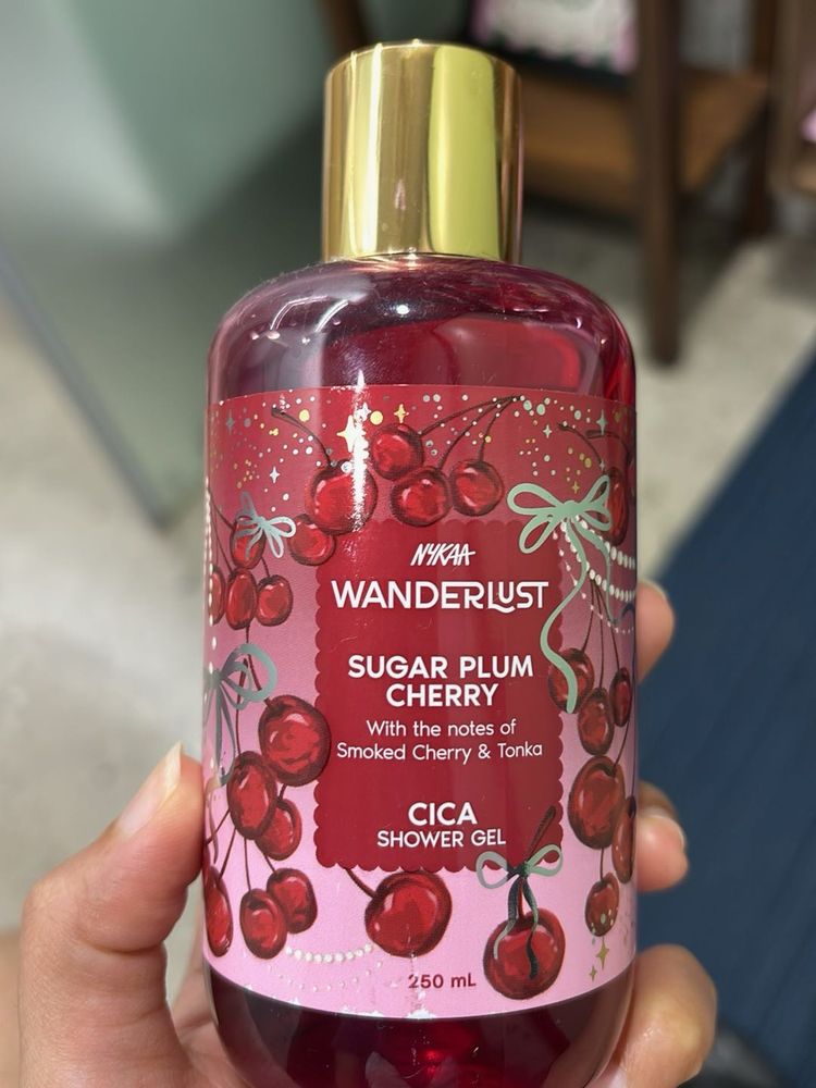 Nykaa Wanderlust Sugar Plum Cherry Shower Gel