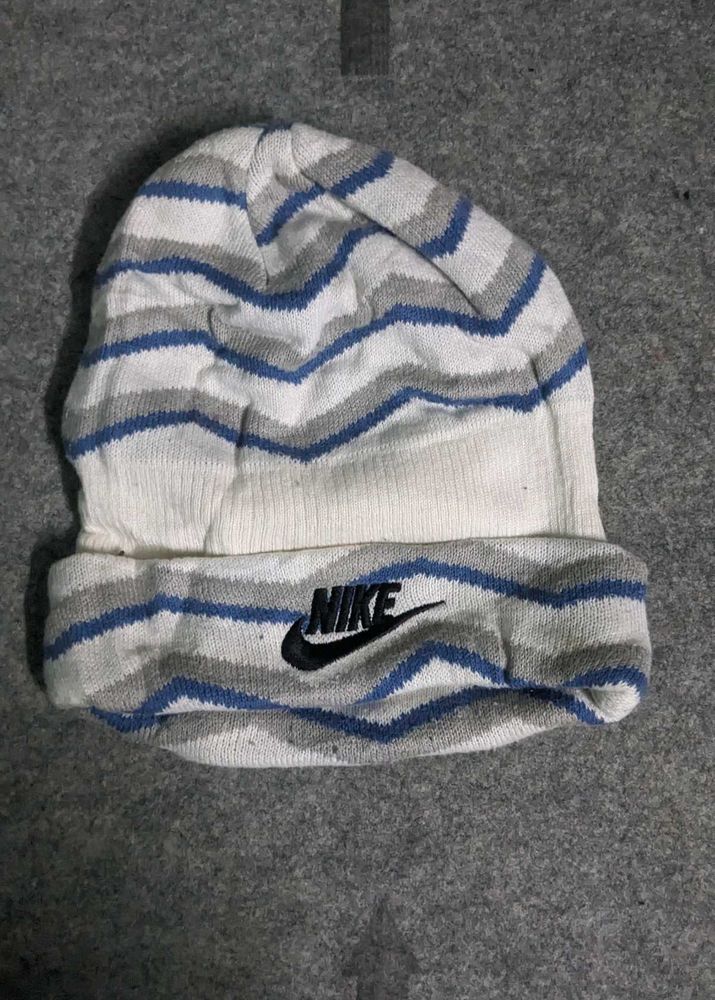 Nike Striped Beanie Hat
