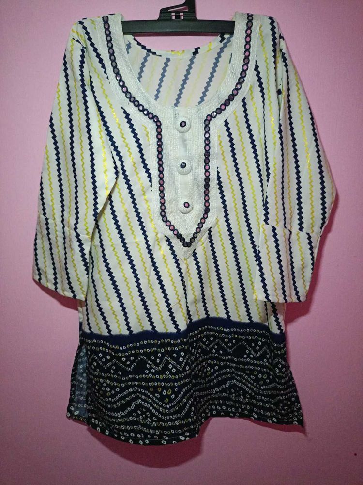 Striped Casual Kurti