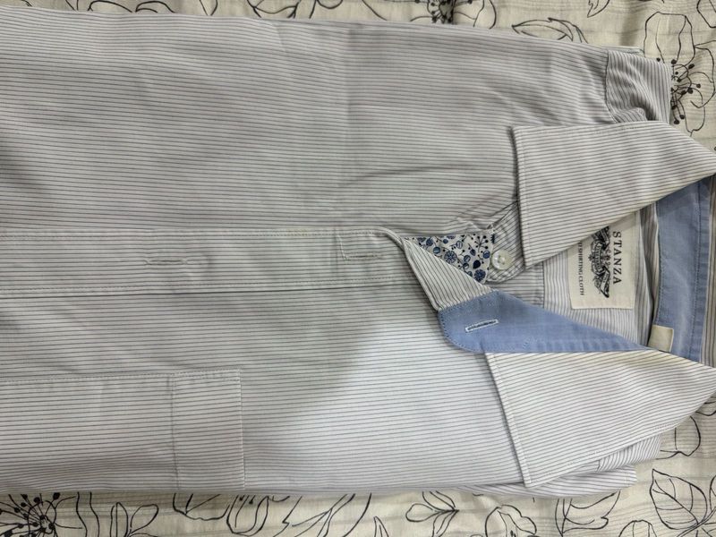 Men's Striped Dress Shirt
