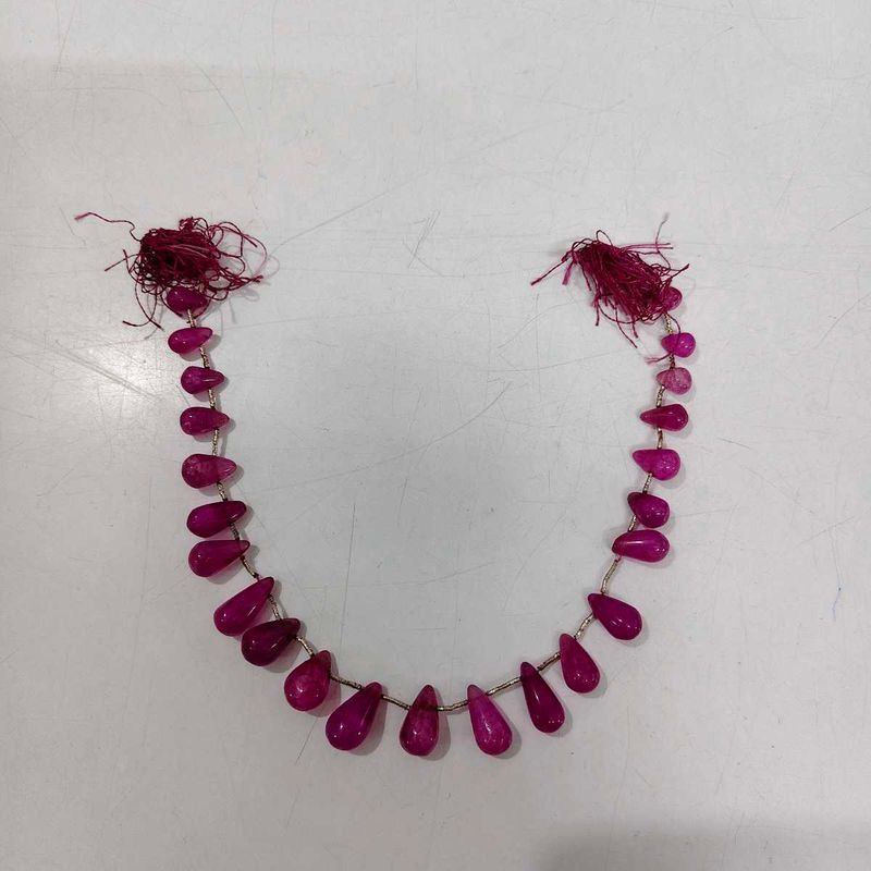 ruby Beaded Necklace