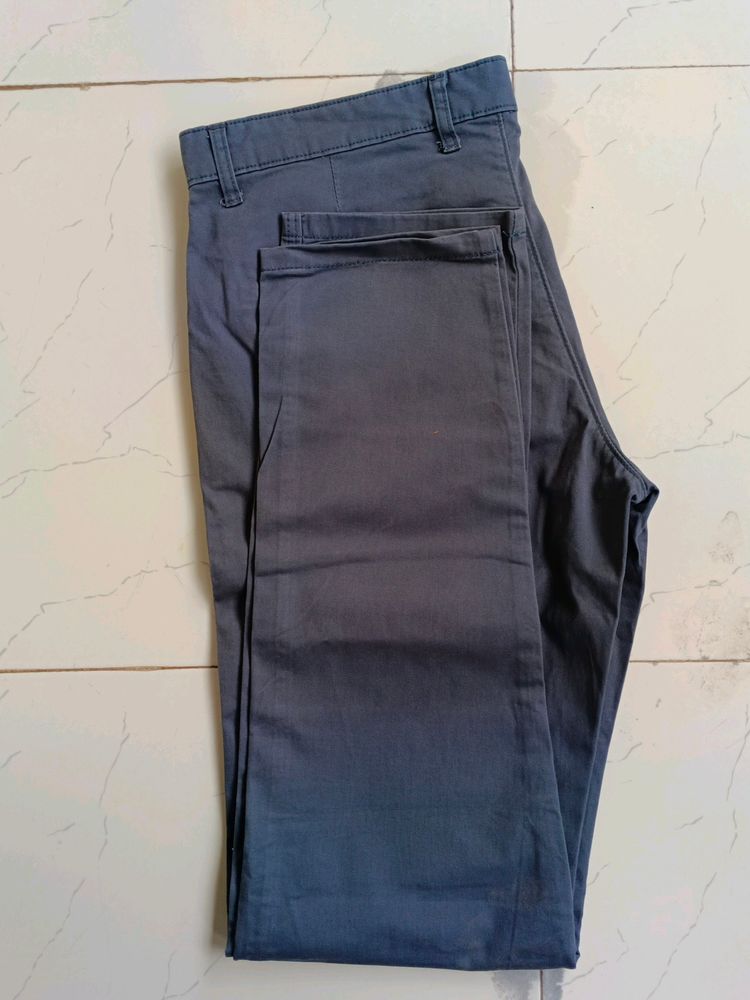 Branded Gray Caused Pant