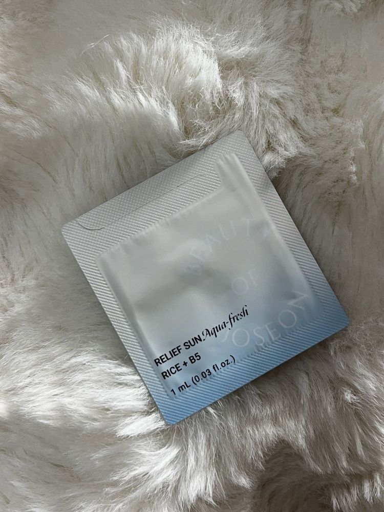 Beauty of Joseon relief sun aqua fresh sunscreen