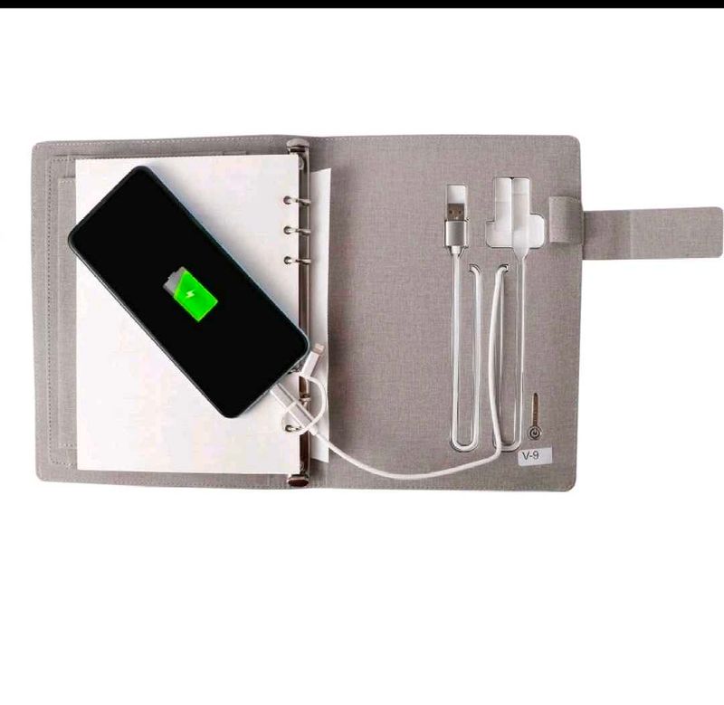 Diary with Power-Bank (8000 MAH