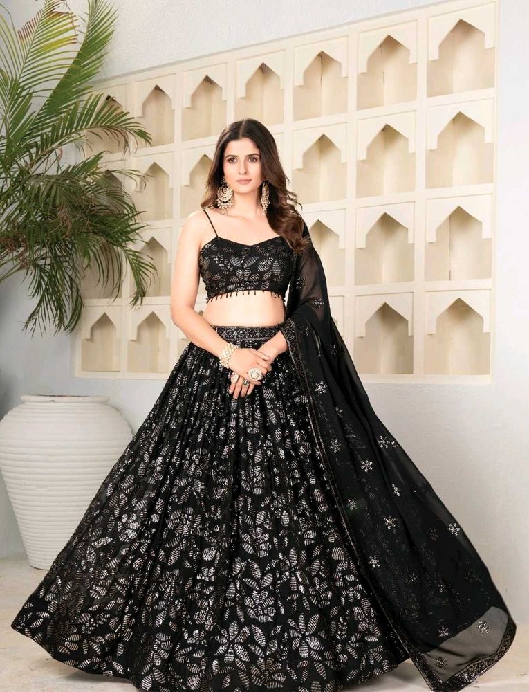 Black lehenga