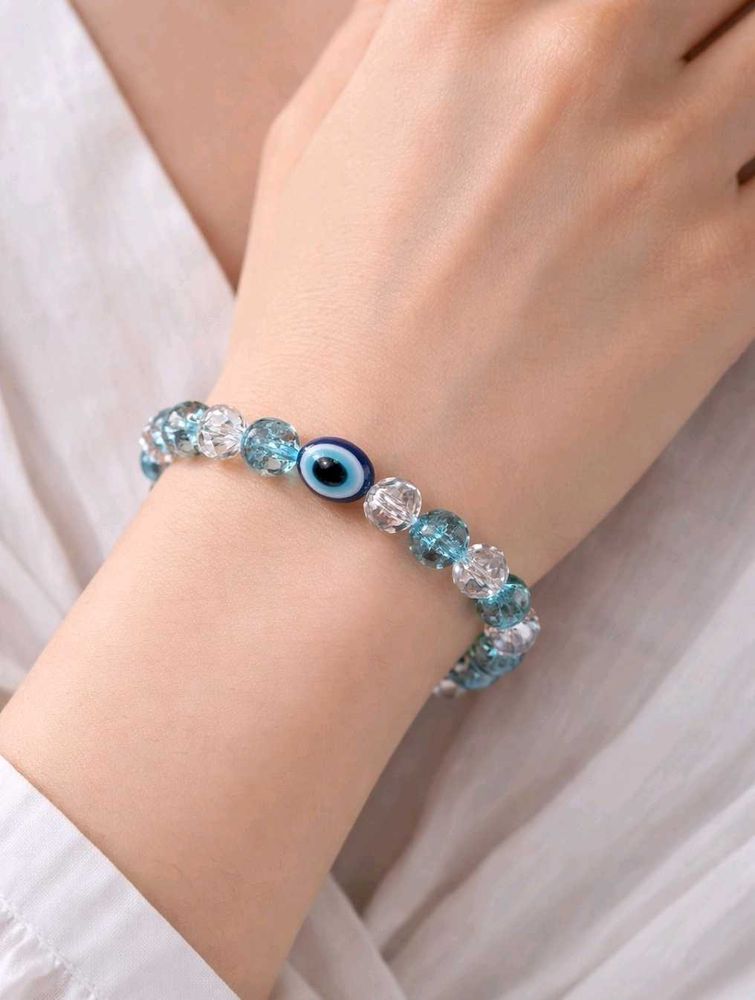 🩵Evil Eye Blue Beaded Bracelet🧿