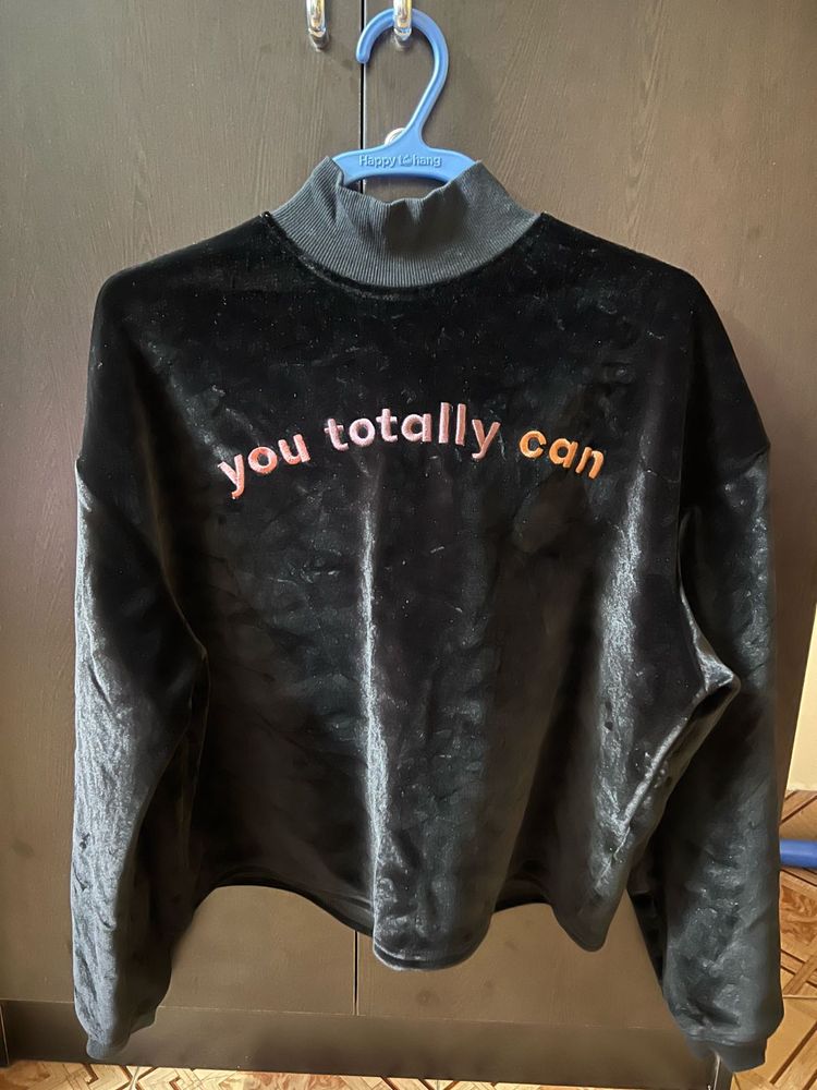 Premium Black Oversize Sweatshirt