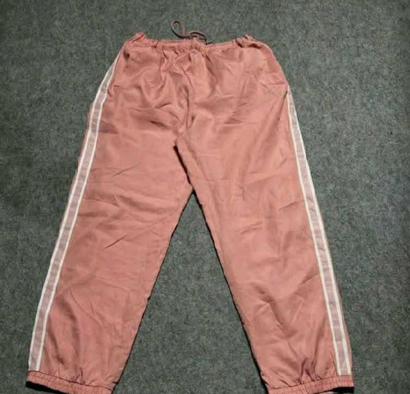 Pink Striped Track Pants