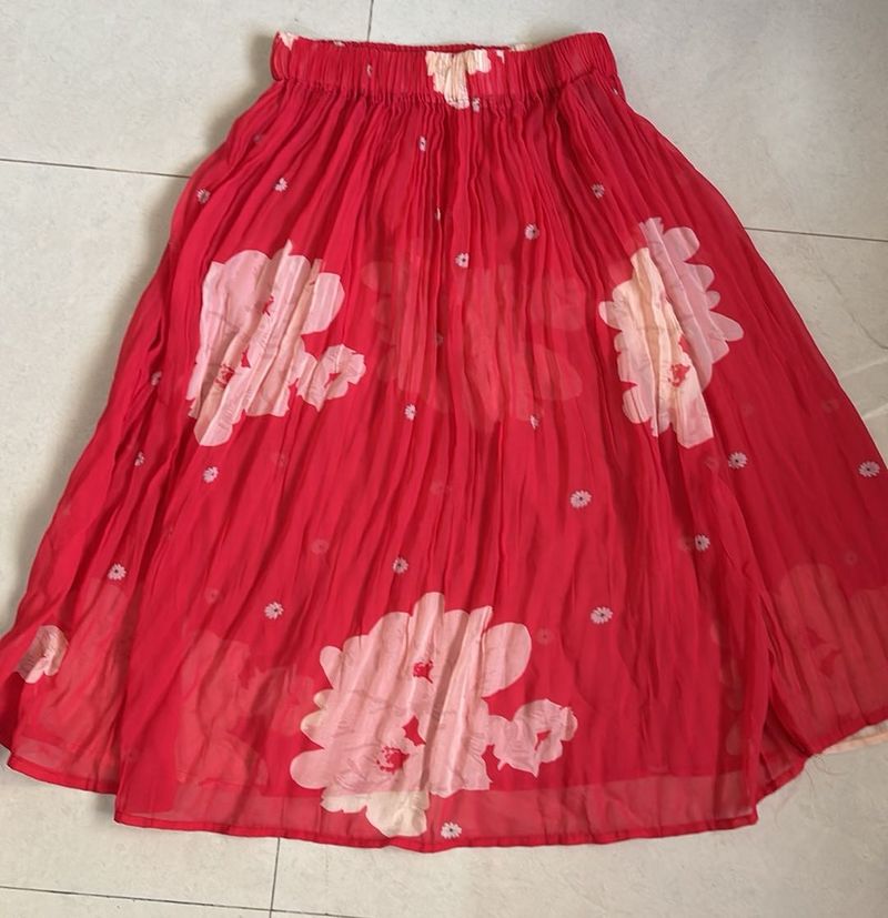 Floral Midi Skirt 🌸