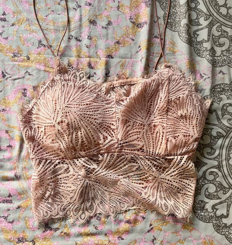Lace Trim Cami Top