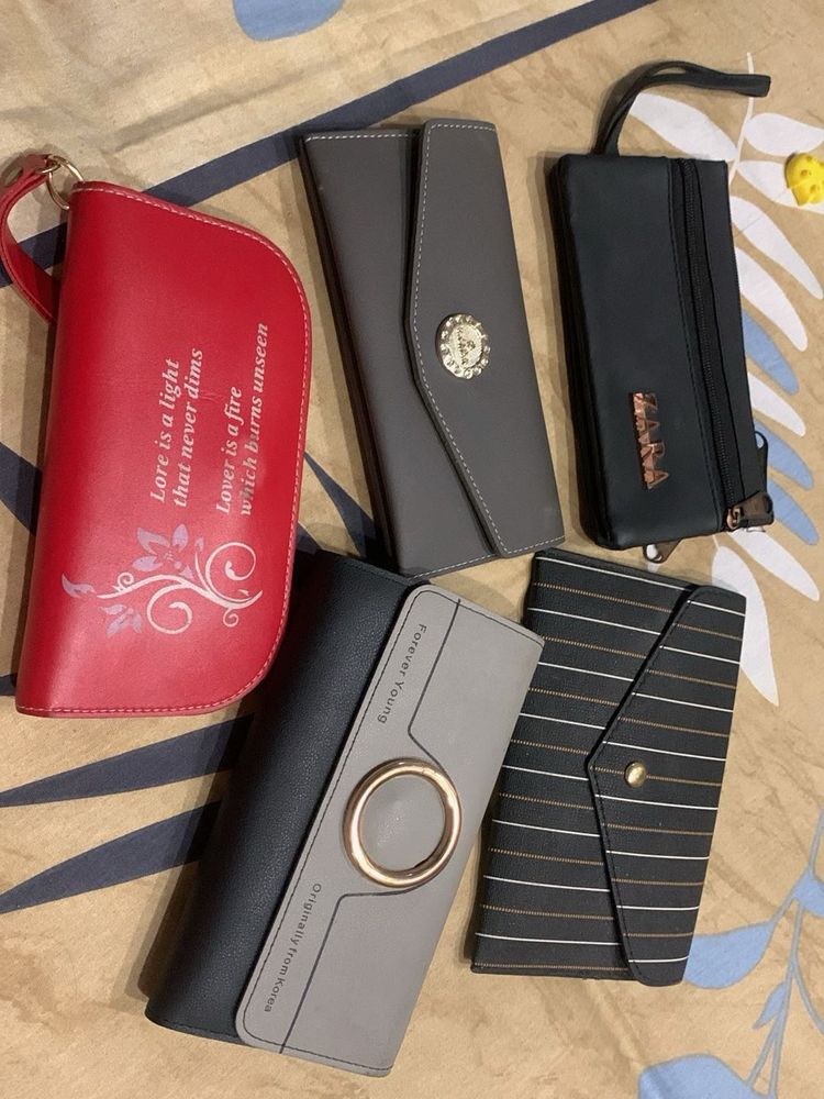 Stylish Women's Pouches Set of 6