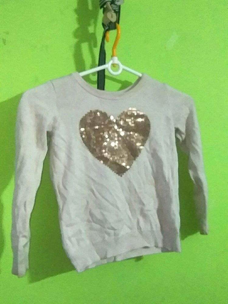 Pink Color Sweater Top