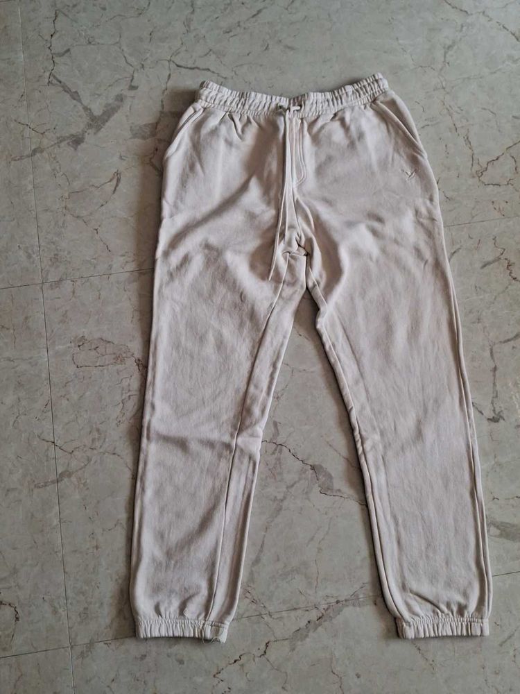 Comfortable Beige Jogger Pants