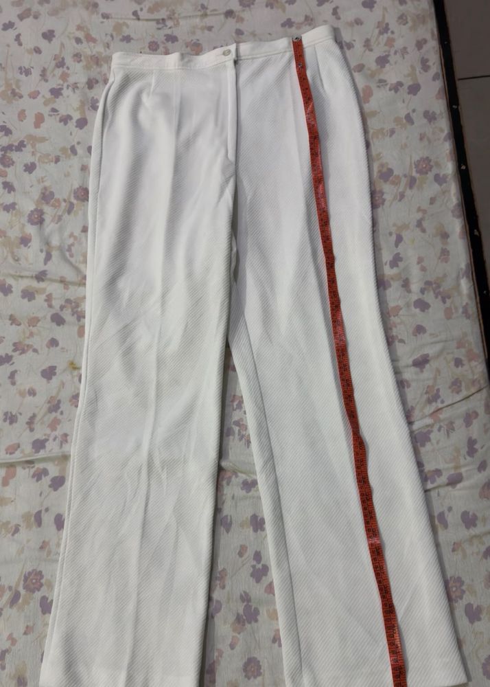 Classic White Trousers