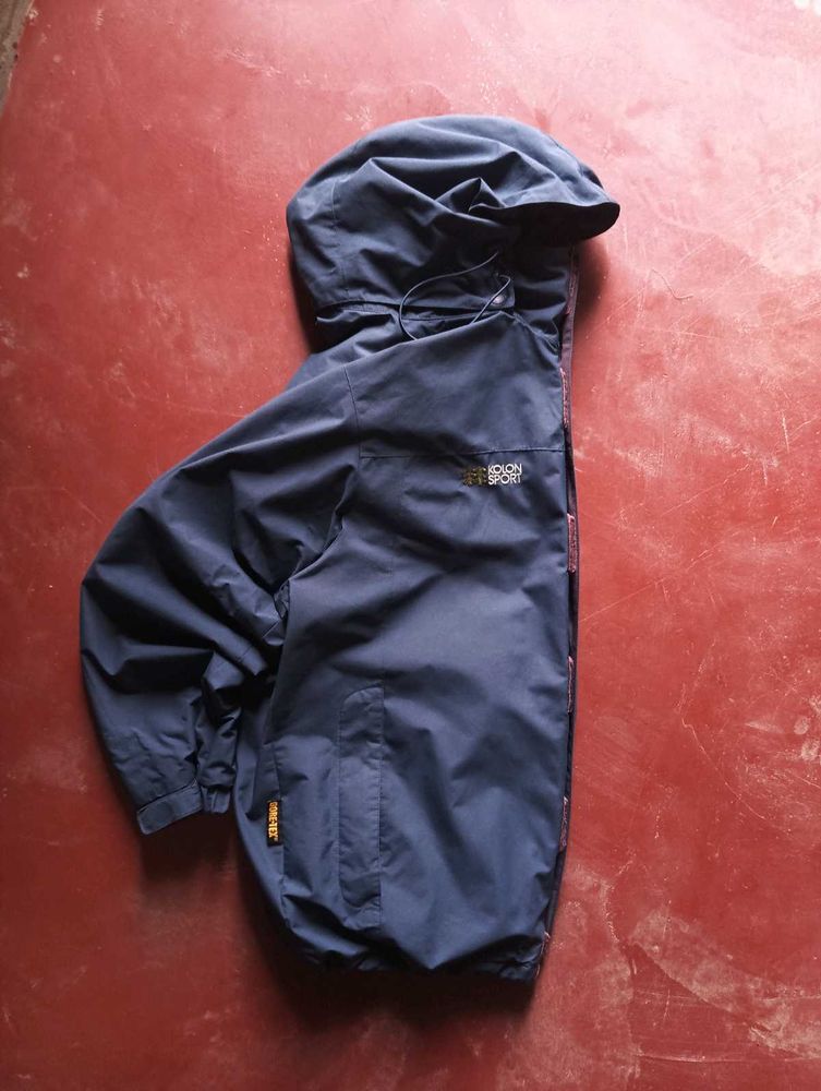 Men's Navy Blue Hooded Jacket