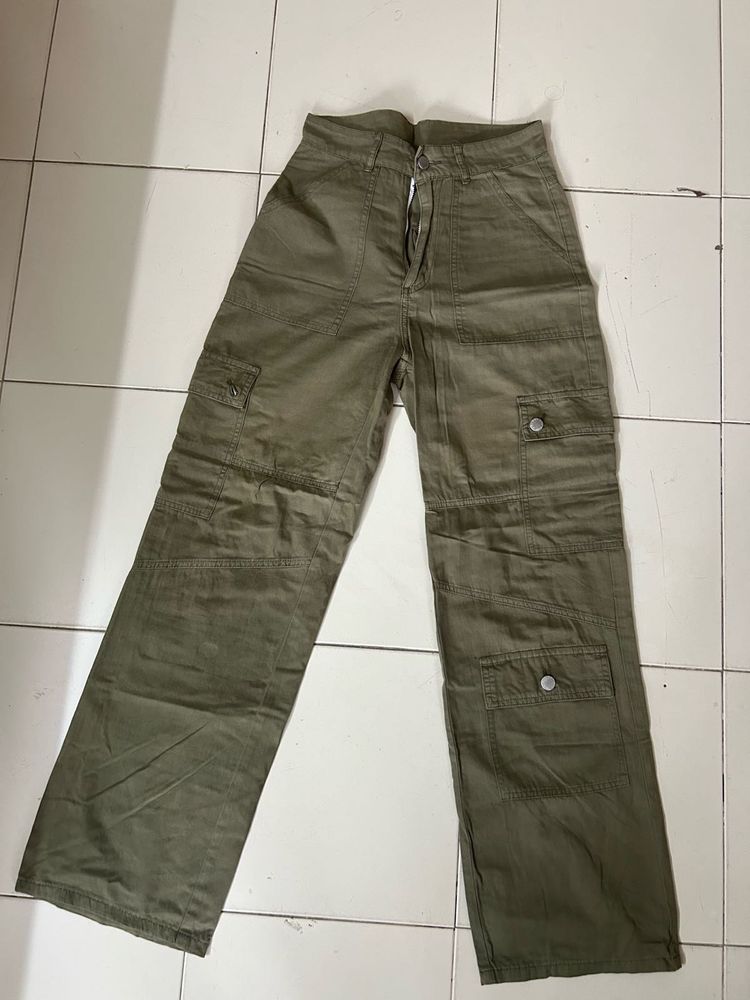 Olive Cargo Pants