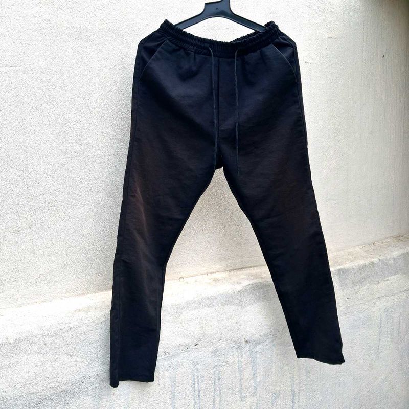 Black  Relaxed Fit Pants