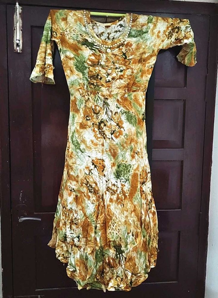 Bohemian Floral Print Kurta