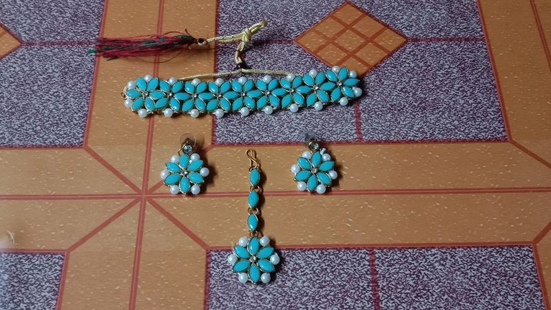 Blue beads Necklace 🆕 🤩