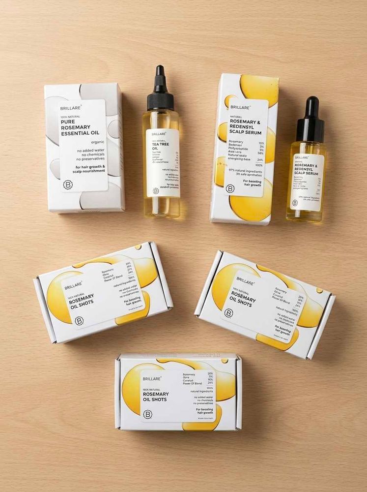 Brillare Rosemary Oil Shots pack of 6 products