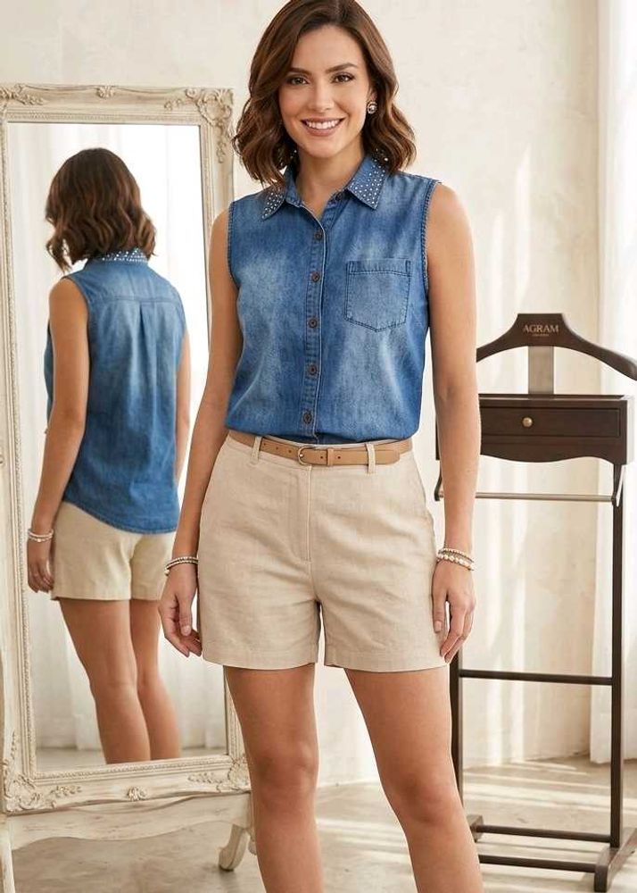 Loose Fit Denim Shirt - Perfect for Relaxed Style