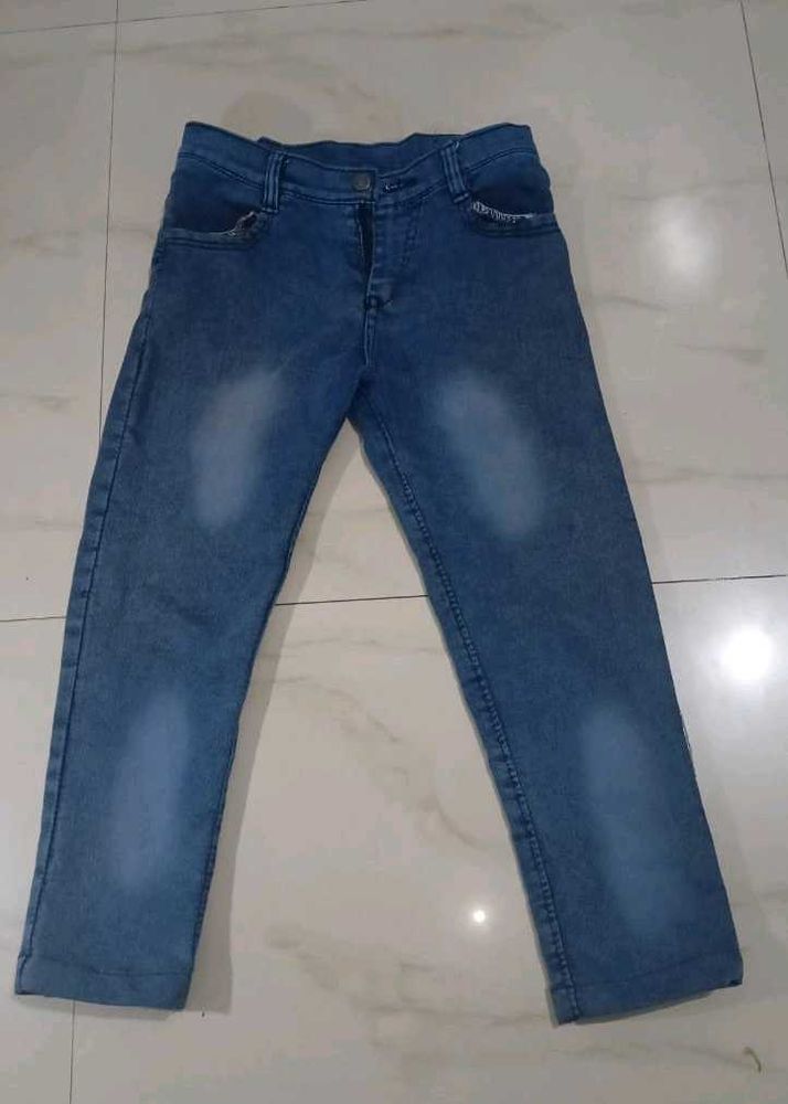 Classic Blue Wash Denim Jeans