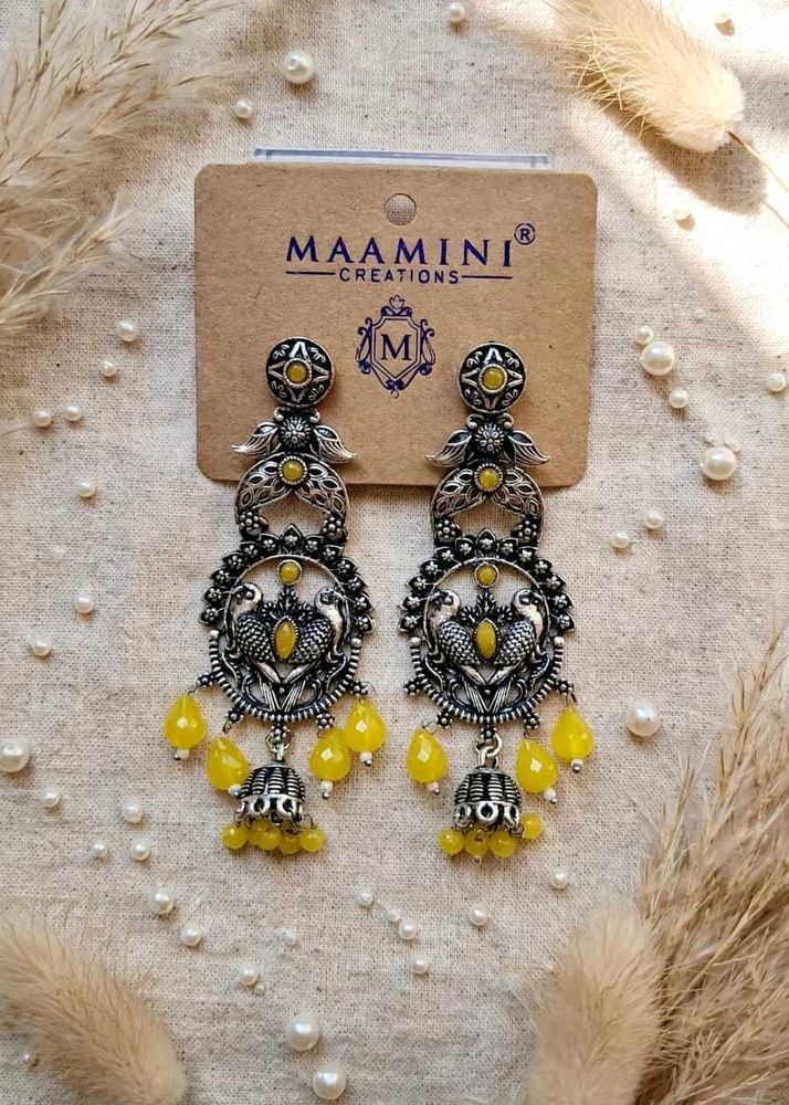 🆕Exquisite Peacock Jhumka Earrings