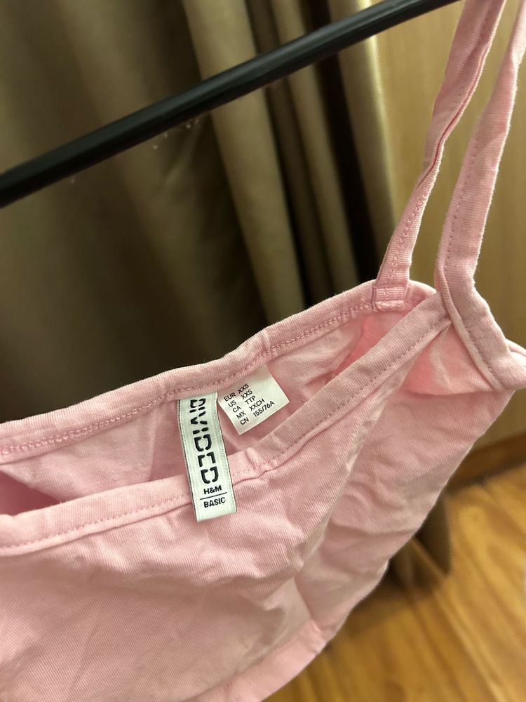 H&amp;M Divided Pink Basic Cami Top