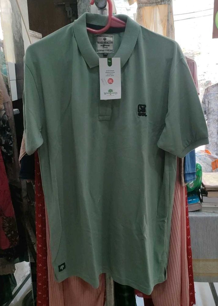 Woodland Olive Green Polo Shirt