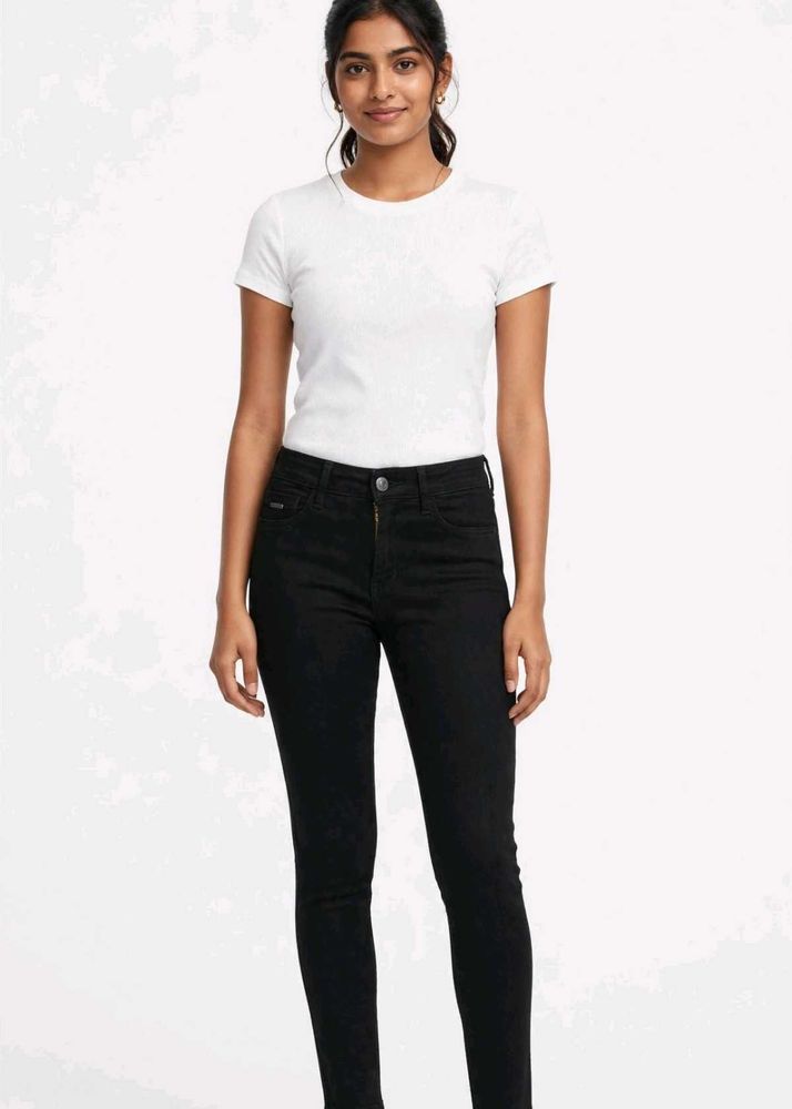 Classic Black Skinny Fit Jeans
