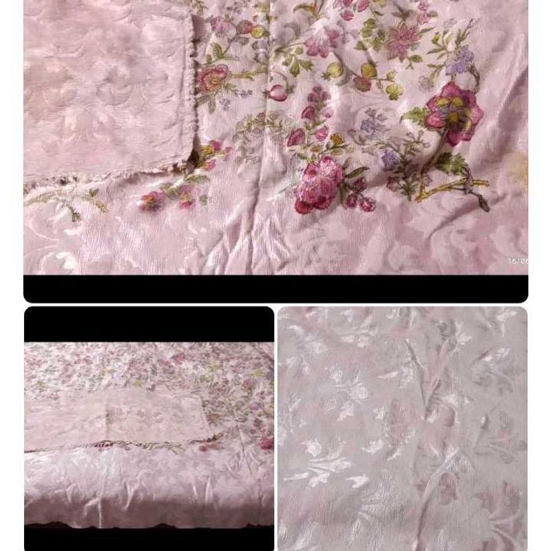 Vintage Floral Embroidered Bedding Set