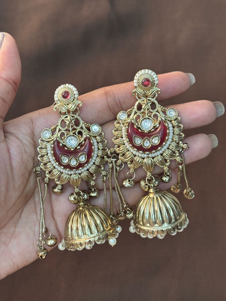 Exquisite Ethnic Jhumka Earrings