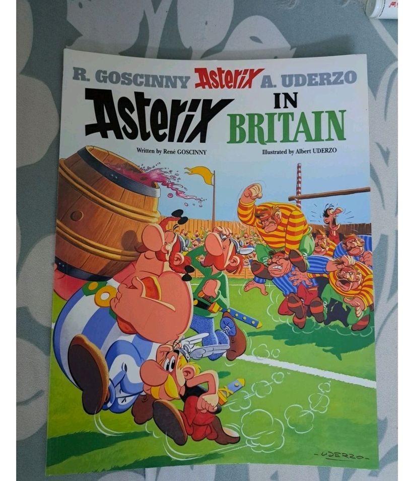 Combo Of Asterix And Calvin Hobbes Cartoon Books