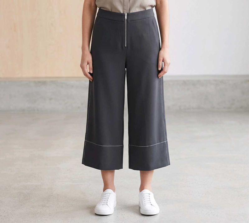 Wide Leg Capris Palazzo Pants