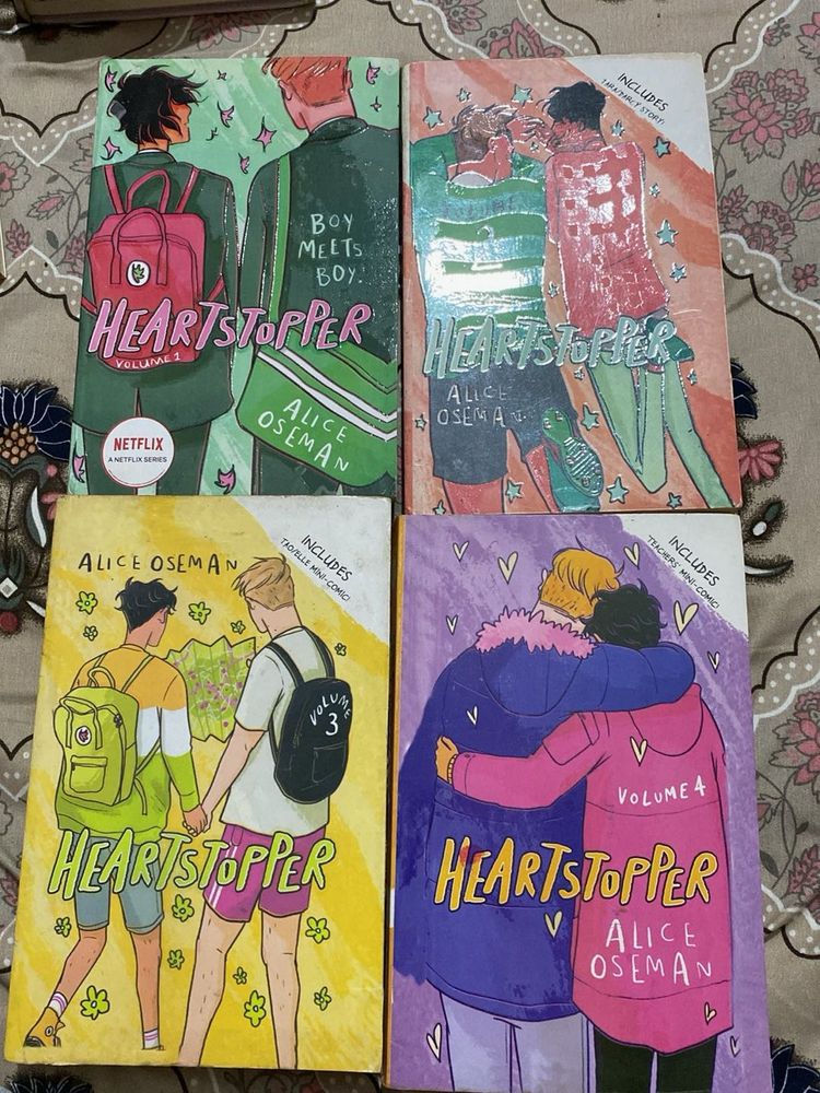 Heartstopper Volumes 1-4 by Alice Oseman