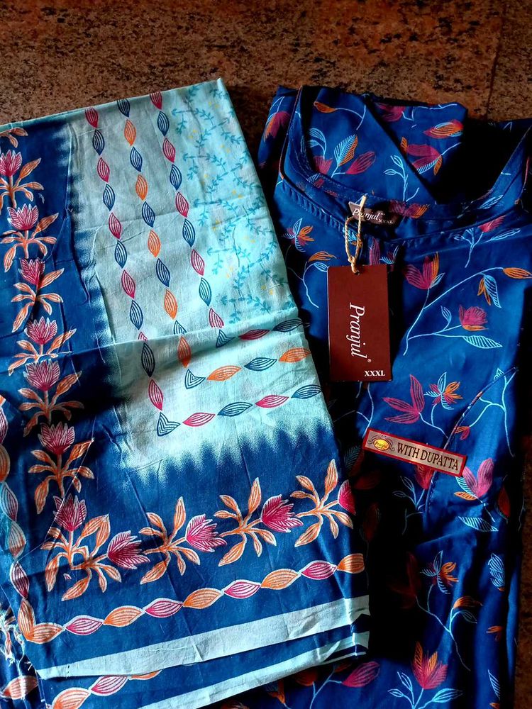 Pranjul Duppata Nighty- XXL, New