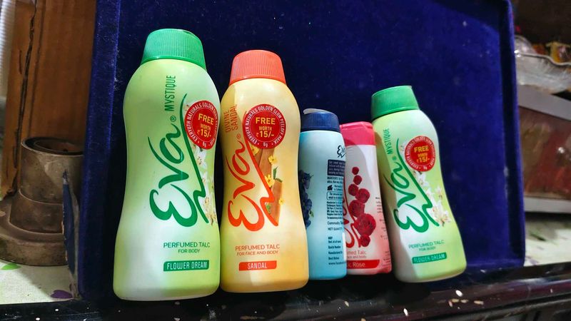 Eva Perfumed Talc Lotions - Set of 5