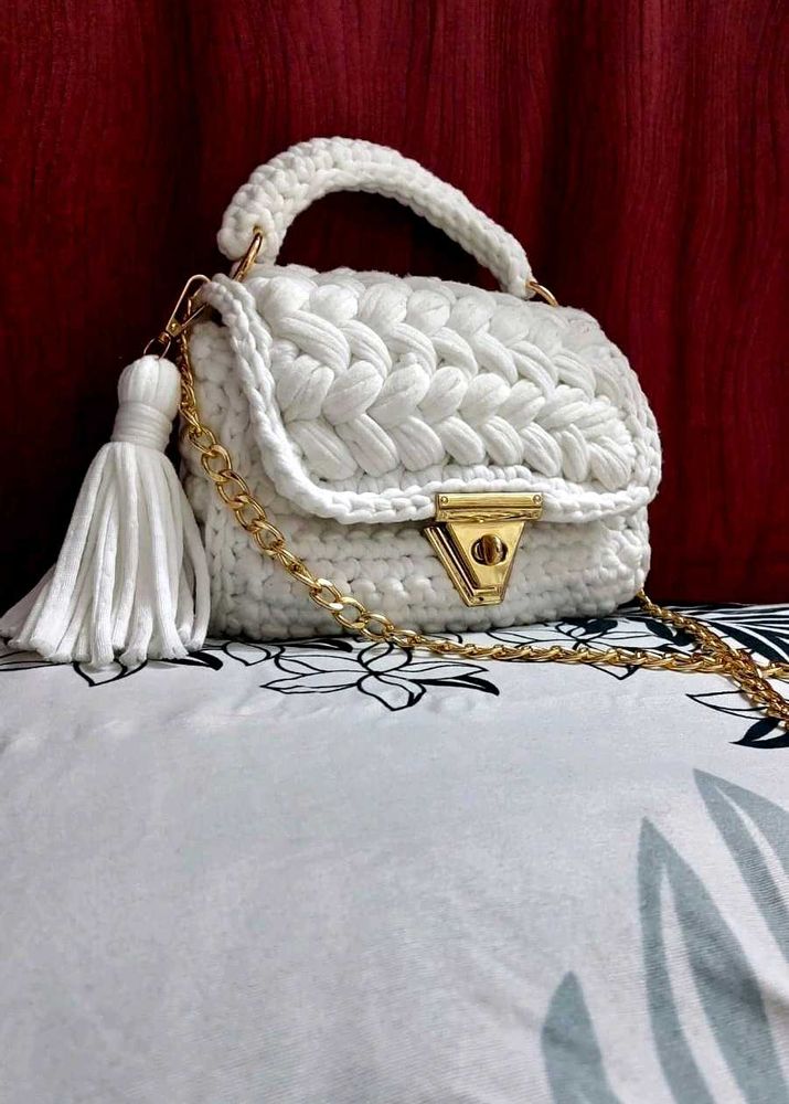 Crochet Handmade Premium Sling Bag