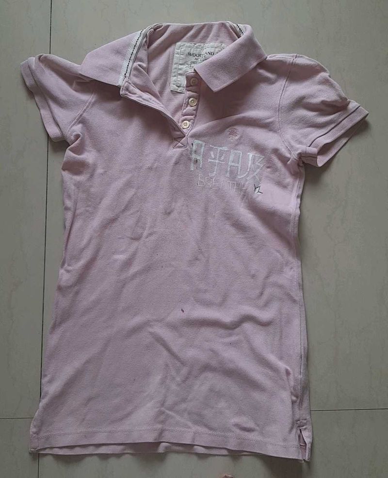 WOODLAND Pink  T-Shirt