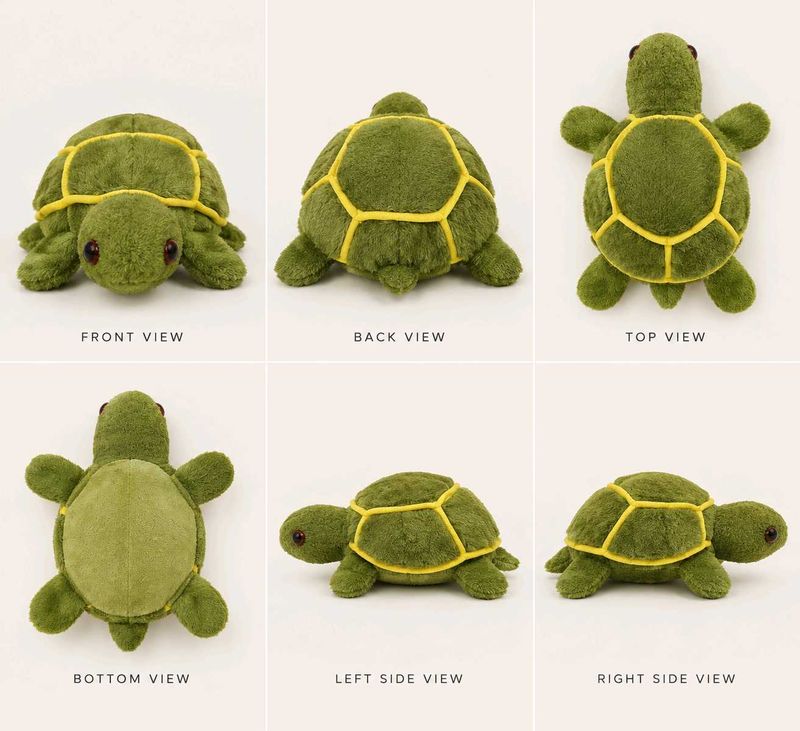 Cute Green Turtle Plush Toy