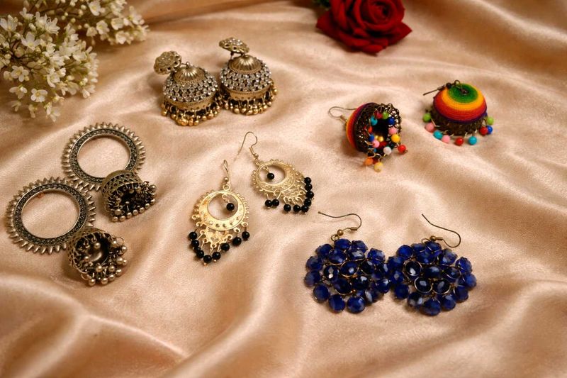 Assorted Ethnic Earrings Set
