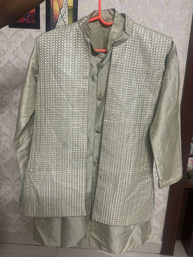 Boy’s Festive Kurta Set with Jacket