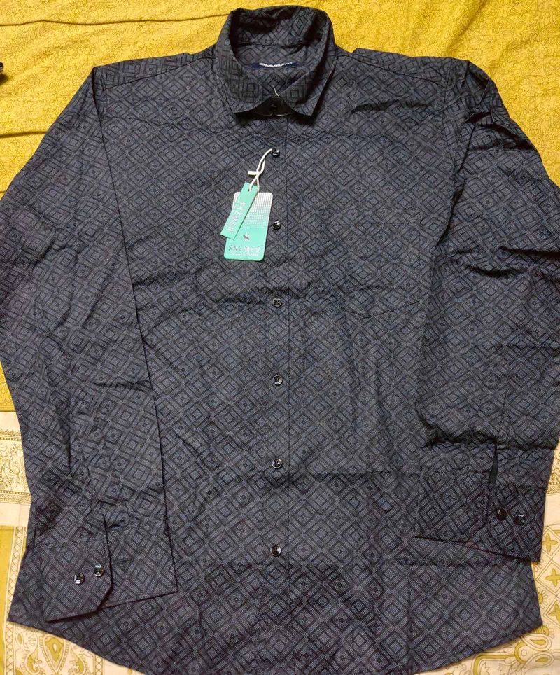 Men's Printed Long Sleeve Shirt