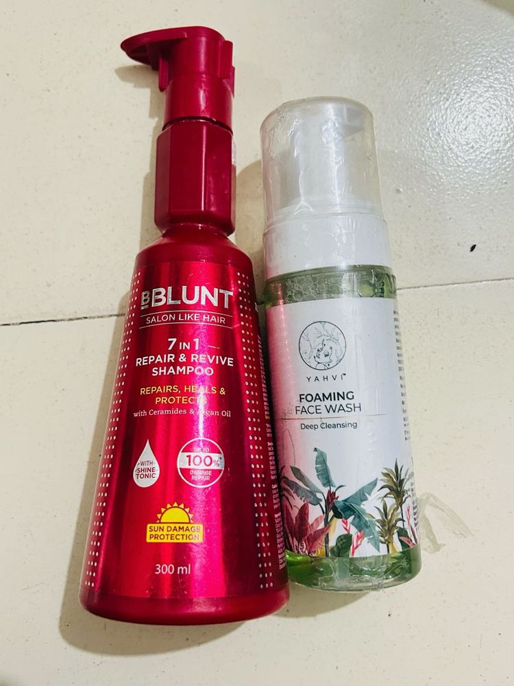 Offer BBLUNT Shampoo &amp; Yahya Face Wash