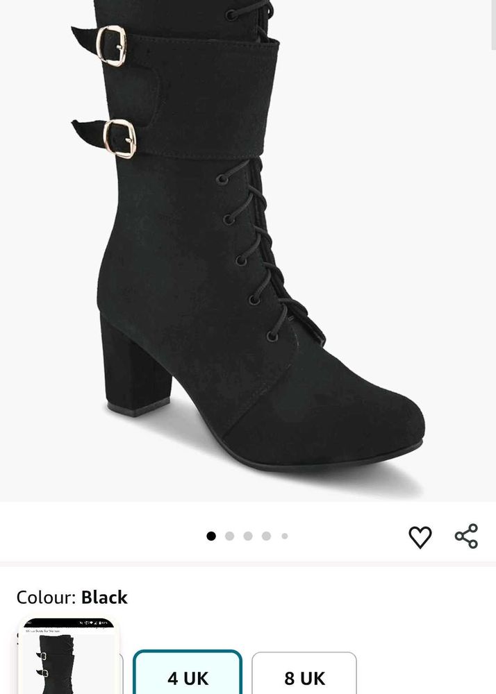 Black Heeled Ankle Boots