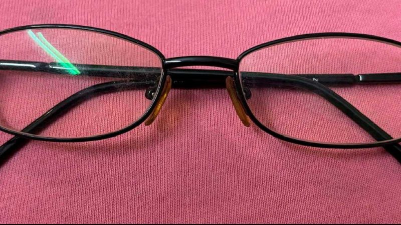 Titan Black Rimmed Eyeglasses
